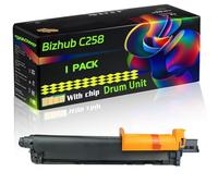 WZLAD Bizhub C258 Compatible for Konica Minolta Drum Unit with Chip Bizhub C258 Bizhub C368 Bizhub Printers (1 Pack Yellow)