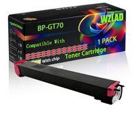 WZLAD BP-GT70 Compatible for Sharp Toner Cartridge (1M) | BP-GT70 Compatible for Sharp Toner Cartridge with Chip BP-50C26 BP-50C31 BP-50C36 BP-50C45 BP-50C55 Printers
