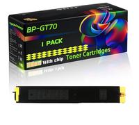 WZLAD BP-GT70 Compatible for Sharp Toner Cartridges with Chip BP-50C26 BP-50C55 BP-70C45 BP-50C31 Printers (1 Pack Yellow)