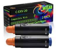 WZLAD C-EXV-20 Compatible for Canon Toner Cartridges (2BK) | C-EXV-20 Compatible for Canon Toner Cartridges with Chip imagePRESS C 6011 Series C 6011 VPS C 7000 VP C