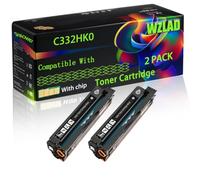WZLAD C332HK0 C332HC0 C332HM0 C332HY0 Compatible for Lexmark Toner (2BK)