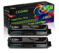 WZLAD C332HK0 C332HC0 C332HM0 C332HY0 Compatible for Lexmark Toner (2BK) | C332HK0 C332HC0 C332HM0 C332HY0 Compatible for Lexmark Toner Cartridge with Chip MC3326adwe MC3326i C3326dw Printers