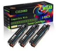 WZLAD C332HK0 C332HC0 C332HM0 C332HY0 Compatible for Lexmark Toner (3BK)