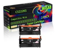 WZLAD C5222KS C5222CS C5222MS C5222YS Compatible for Lexmark Toner (2BK) | C5222KS C5222CS C5222MS C5222YS Compatible for Lexmark Toner Cartridge with Chip C524n C522 C524dn C522n C524dtn C522x C524