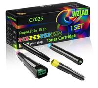 WZLAD C7025 Compatible for Xerox Toner Cartridge (BCMY)