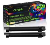 WZLAD C7765dn Compatible for Dell Toner Cartridge (2BK) | C7765dn Compatible for Dell Toner Cartridge with Chip C7765dn Printers