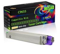 WZLAD C9655 Compatible for Okidata OKI Toner Cartridge (1BK) | C9655 Compatible for Okidata OKI Toner Cartridge with Chip C9655DN C9655 C9655hdn C9655HDTN C9655n Printers