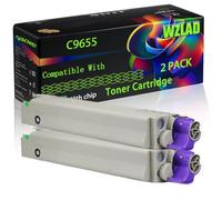 WZLAD C9655 Compatible for Okidata OKI Toner Cartridge (2BK) | C9655 Compatible for Okidata OKI Toner Cartridge with Chip C9655DN C9655 C9655hdn C9655HDTN C9655n Printers