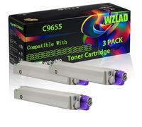 WZLAD C9655 Compatible for Okidata OKI Toner Cartridge (3BK) | C9655 Compatible for Okidata OKI Toner Cartridge with Chip C9655DN C9655 C9655hdn C9655HDTN C9655n Printers