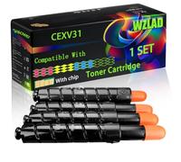 WZLAD CEXV31 Compatible for Canon Toner Cartridge (BCMY)