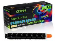 WZLAD CEXV34 Compatible for Canon Toner Cartridge (1C) | CEXV34 Compatible for Canon Toner Cartridge with Chip iRC2020 iRC2020i iRC2020L iRC2025i iRC2030 iRC2030i iRC2030L iRC2220i