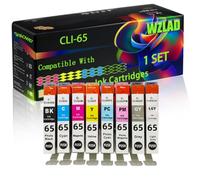 WZLAD CLI-65 Compatible for Canon Ink Cartridges (1Set)