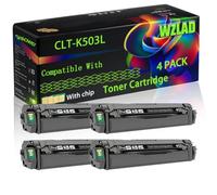 WZLAD CLT-K503L Compatible for Samsung Toner Cartridge (4BK) | CLT-K503L Compatible for Samsung Toner Cartridge with Chip ProXpress C3060FR C3060ND C3060 C3010 C3010ND Printers