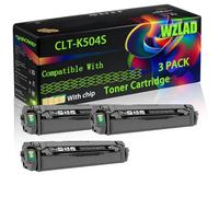 WZLAD CLT-K504S Compatible for Samsung Toner Cartridge (3BK) | CLT-K504S Compatible for Samsung Toner Cartridge with Chip CLP415N CLX4195 C1810W C1860FW Printers