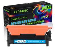 WZLAD CLT-P406C Compatible for Samsung Toner Cartridge (1C) | CLT-P406C Compatible for Samsung Toner Cartridge with Chip Xpress C410W C460W CLP 360 365 CLX 3305 3300 CLX-3305 Printers