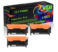 WZLAD CLT-P406C Compatible for Samsung Toner Cartridge (3BK) | CLT-P406C Compatible for Samsung Toner Cartridge with Chip Xpress C410W C460W CLP 360 365 CLX 3305 3300 CLX-3305 Printers