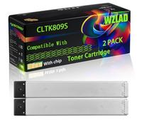 WZLAD CLTK809S Compatible for Samsung Toner Cartridge (2BK) | CLTK809S Compatible for Samsung Toner Cartridge with Chip CLX-9201 CLX-9201N CLX-9201NA CLX-9201Series CLX-9251 CLX-9251N