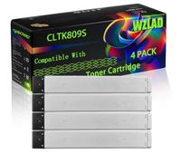 WZLAD CLTK809S Compatible for Samsung Toner Cartridge (4BK) | CLTK809S Compatible for Samsung Toner Cartridge with Chip MultiXpress C9201 C9201N C9201NA C9201 Series C9251 C9251N