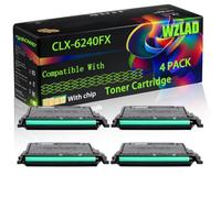 WZLAD CLX-6240FX Compatible for Samsung Toner Cartridge (4BK)