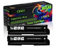 WZLAD CX431 Compatible for Lexmark Toner Cartridge (2BK)