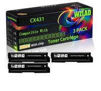 WZLAD CX431 Compatible for Lexmark Toner Cartridge (3BK)
