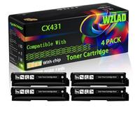 WZLAD CX431 Compatible for Lexmark Toner Cartridge (4BK)