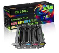 WZLAD DR-320 ompatible for Brother Drum Kit (2Set) | DR-320 ompatible for Brother Drum Kit with Chip DCP-9055CDN DCP-9270CDN HL-4140CN HL-4150CDN HL-4570CDW Printers