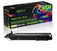 WZLAD DV711 Compatible for Konica Minolta Developer Unit with Chip Bizhub C 654 C 654 e C 754 C 754 e Pro C 754 Pro C Printers (1 Pack Black)