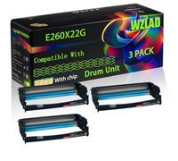 WZLAD E260X22G Compatible for Lexmark Drum Unit (3BK) | E260X22G Compatible for Lexmark Drum Unit with Chip E260 E260d E260dn E360 E360d E360dn E460 E460dn E460dw E462dtn X262