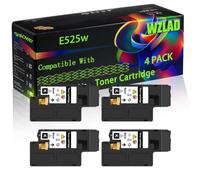 WZLAD E525w Compatible for Dell Toner Cartridge (4BK) | E525w Compatible for Dell Toner Cartridge with Chip E525w Printers