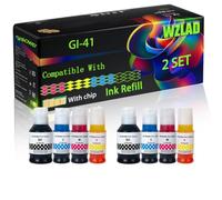 WZLAD GI-41 Compatible for Canon Ink Refill (2Set) | Compatible for Ricoh MP4054SP 4055 5054SP 5055 6054SP Printers, High Yield 120000 Pages, with Chip, High-Definition Printing