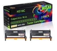 WZLAD H516C Compatible for Dell Toner Cartridges (2BK)