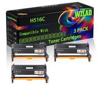 WZLAD H516C Compatible for Dell Toner Cartridges (3BK)