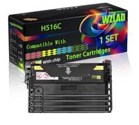 WZLAD H516C Compatible for Dell Toner Cartridges (BCMY)