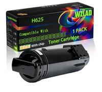 WZLAD H625 Compatible for Dell Toner Cartridge (1BK) | H625 Compatible for Dell Toner Cartridge with Chip H625 H825 S2825 H625cdw H825cdw S2825cdn Printers