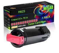 WZLAD H625 Compatible for Dell Toner Cartridge (1M) | H625 Compatible for Dell Toner Cartridge with Chip H625 H825 S2825 H625cdw H825cdw S2825cdn Printers