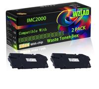 WZLAD IMC2000 Compatible for Ricoh Waste Toner Box with Chip IMC4500 IMC2000 IMC4500 IMC2500 IMC5500 Aficio IMC4500 Printers (2-Pack Black)