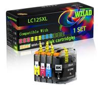 WZLAD LC125XL Compatible for Brother Ink cartridges (1Set)
