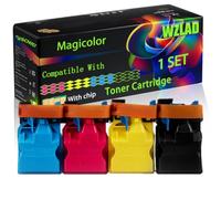 WZLAD Magicolor 4750DN Compatible for Konica Minolta Toner Cartridge (BCMY) | Magicolor 4750DN Compatible for Konica Minolta Toner Cartridge with Chip Magicolor 4750DN 4750EN Printers