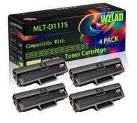 WZLAD MLT-D111S Compatible for Samsung Toner Cartridge (4BK) | MLT-D111S Compatible for Samsung Toner Cartridge with Chip SL-M2026W SL-M2070W SL-M2070FW M2020 M2020W M2022W Printers