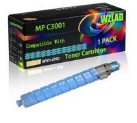 WZLAD MP C3001 Compatible for Ricoh Toner Cartridge (1C) | MP C3001 Compatible for Ricoh Toner Cartridge with Chip Aficio MPC3001 MPC3501 Printers