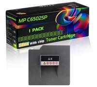 WZLAD MP C6502SP Compatible for Ricoh Toner Cartridge with Chip MP C6502SP MP C6503SP MP C8002SP MP Printers (1 Pack Black)