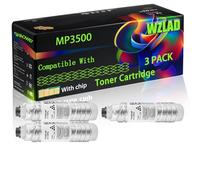 WZLAD MP3500 Compatible for Ricoh Toner Cartridge with Chip Aficio MP4500 MP5000B MP5002AD Printers (3 Pack Black)