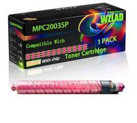 WZLAD MPC2003SP Compatible for Ricoh Toner Cartridge with Chip MP C2004ASP C2004SP C2504ASP C2504SP Aficio MPC2003SP MPC2003ZSP MPC2503SP Printers (1 Pack Magenta)