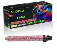 WZLAD MPC4503 Compatible for Ricoh Toner Cartridges with Chip MP C6003ZSP MP C4503ZASP MP C5503ZASP MP C4503ZSP MP Printers (1 Pack Magenta)