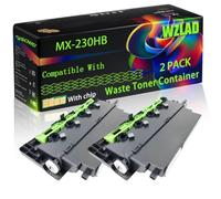 WZLAD MX-230HB Compatible for Sharp Waste Toner Container (2BK) | MX-230HB Compatible for Sharp Waste Toner Container with Chip MX-2610FN MX-2610N MX-2616N MX-2640FN MX-3110N Printers