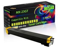 WZLAD MX-23GT Compatible for Sharp Toner Cartridge with Chip MX 1810U 2010U 2310F 2311FN 2314FN Printers (1 Pack Yellow)