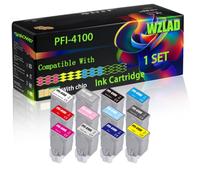 WZLAD PFI-4100 Compatible for Canon Ink Cartridge (1Set) | PFI-4100 Compatible for Canon Ink Cartridge with Chip imagePROGRAF PRO-1100 Printers