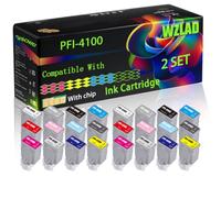 WZLAD PFI-4100 Compatible for Canon Ink Cartridge (2Set) | PFI-4100 Compatible for Canon Ink Cartridge with Chip imagePROGRAF PRO-1100 Printers