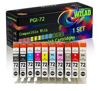 WZLAD PGI-72 Compatible for Canon Ink Cartridges (1Set)